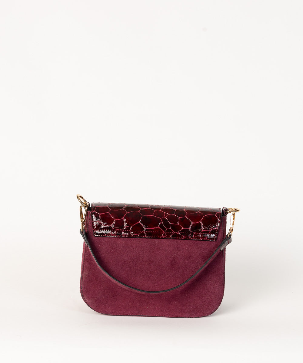 Bordo torbica Monako - Kroko uzorak / 136