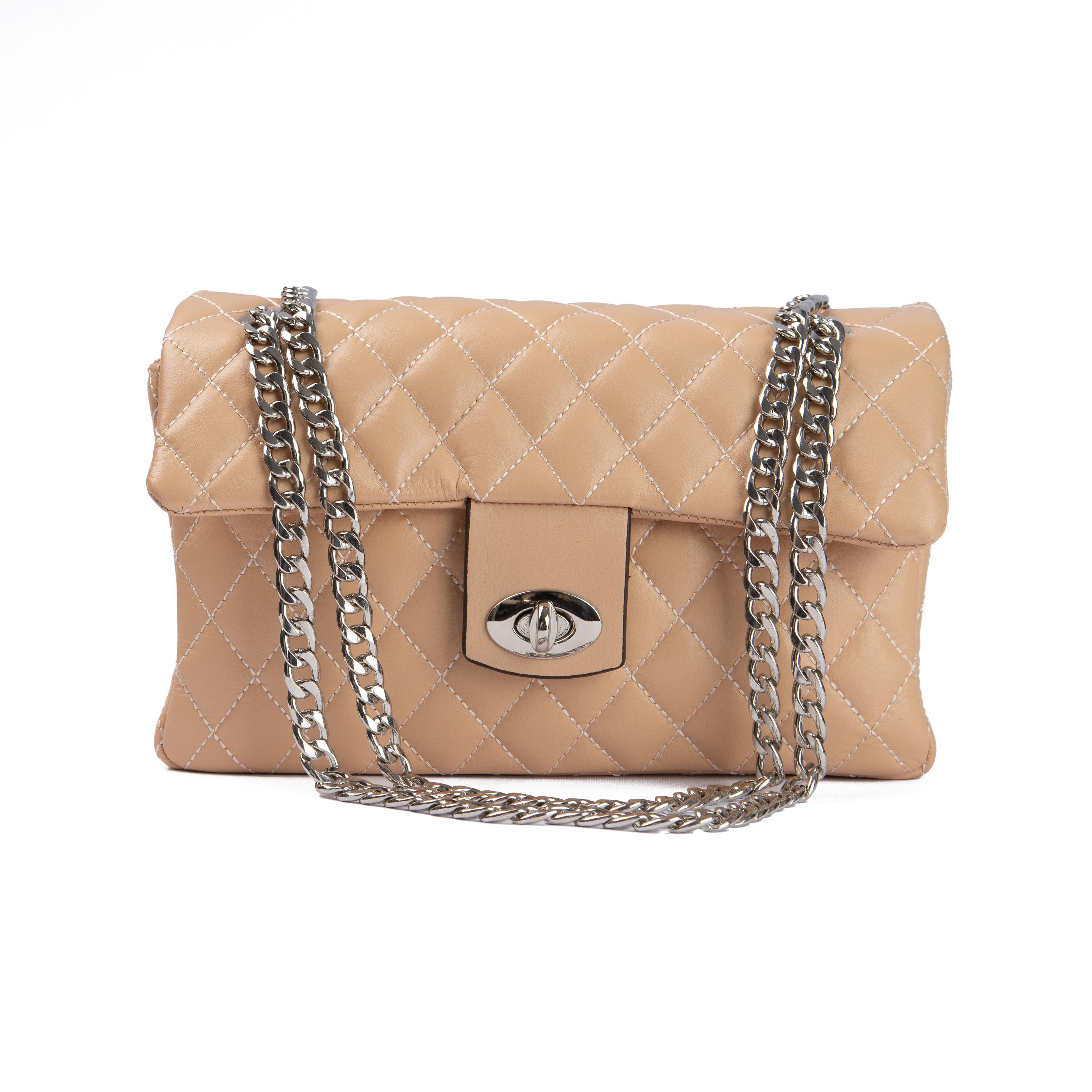 Puder torbica Boston - Srebro / 226