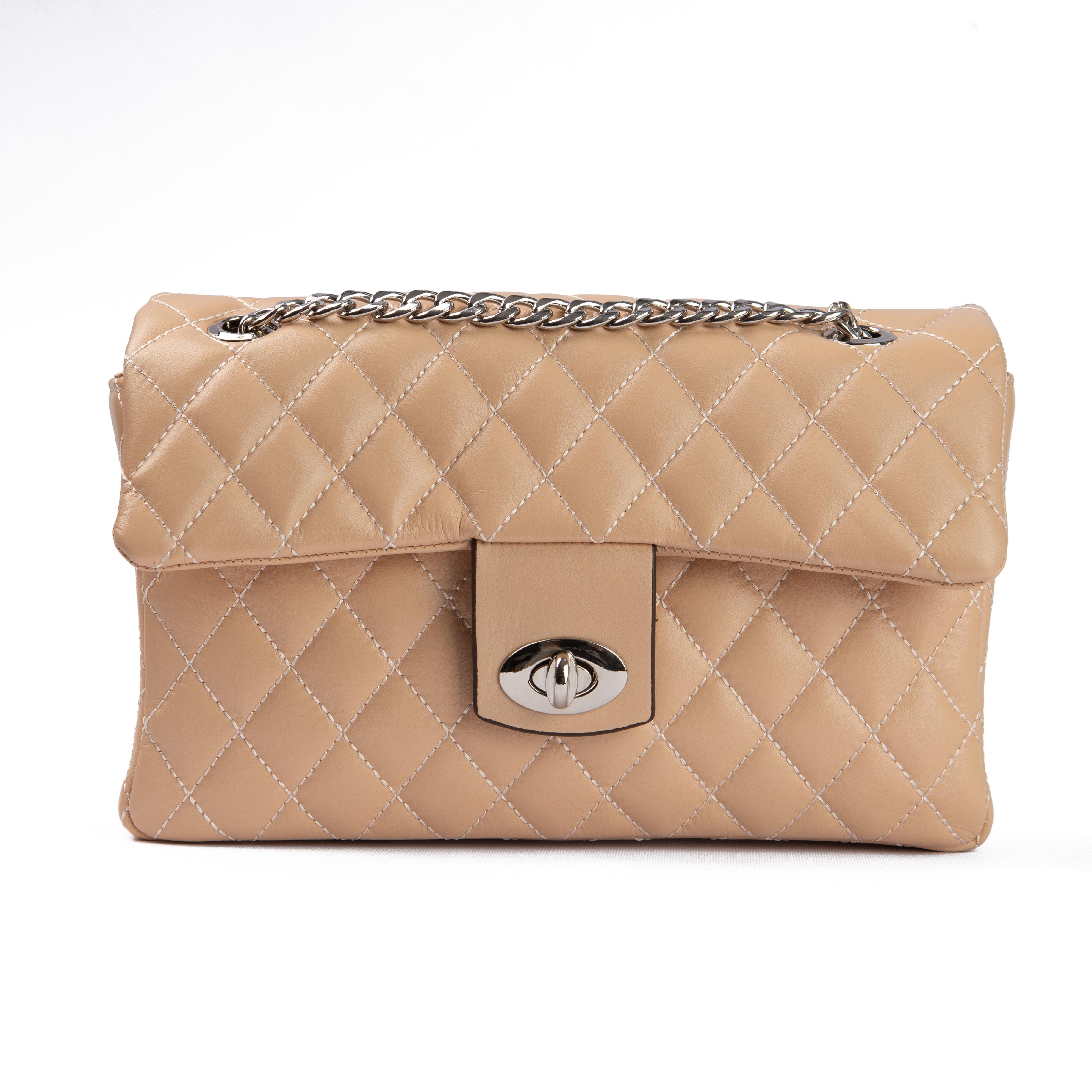 Puder torbica Boston - Srebro / 226