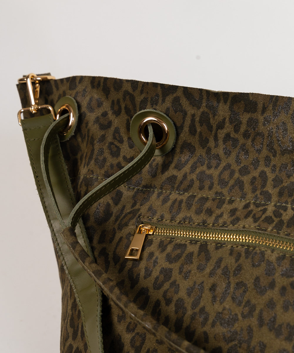 Zelena leopard torba Sintra / 146